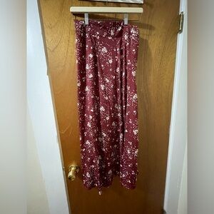 Free People Maxi Floral Skirt